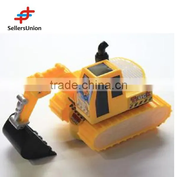 No.1 Yiwu Commission Agent Remote Control Electric Toy Car Motors Cheaper Popular Mini Navvy Toy With Light for Kids 14*8*9.5CM