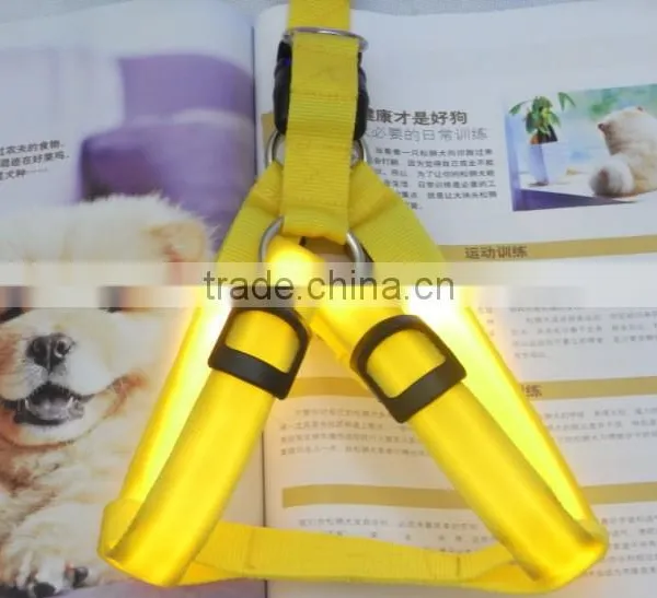 Pet Collar Making Supplies Nylon Led Dog Harness photo-2
