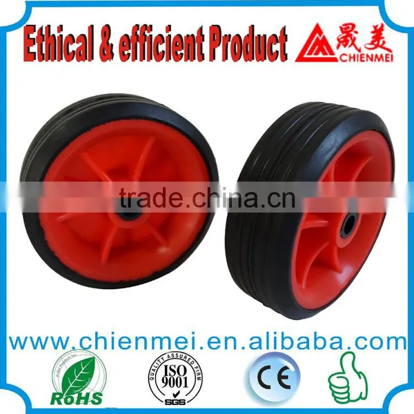 6 Inch Wheel Rubber Wheel/solid Rubber Wheel/Metal Rim Wheel/Pneumatic Wheels/Ruled Wheel/Hand Trolley photo-6