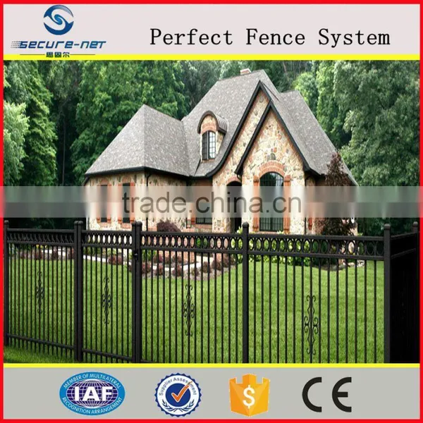 Prefabricated Wrought Iron Fence Railing With Different Styles photo-3