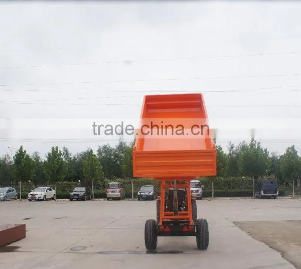 Hot Sale New Design Top Quality Trator Use Hydraulic Lifting Tipping Trailer With CE photo-4