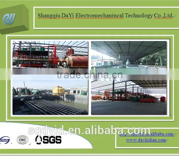 DAYI Automatic Feed, Enclosed Slag,Safe and Efficient Waste Plastic Refining Equipment, Tire Pyrolysis Plant photo-4