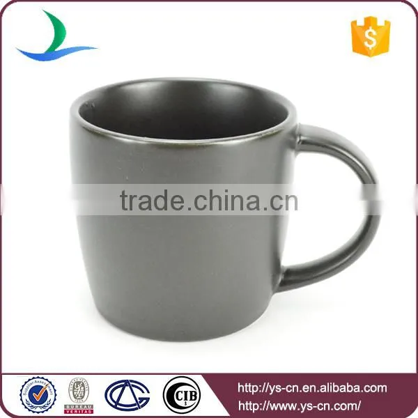 Promotional Matt Black Color Wholesale Porcelain Mug photo-2