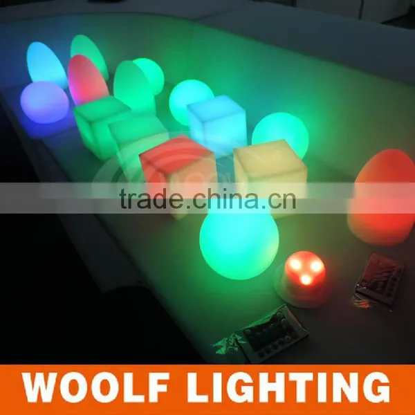 50CM RGB Color Change Led Party Furniture Modern Cube Light photo-4