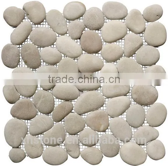 Stone Grey Pebble Tile, Stone Wall Tiles, Decorative Stone Tile photo-2
