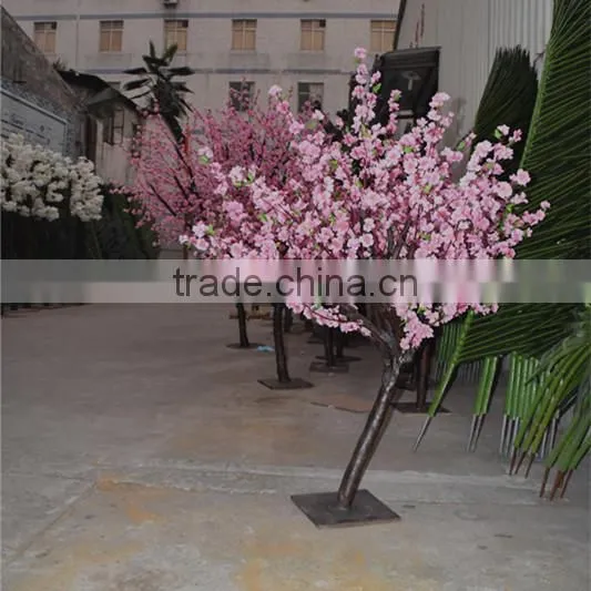 SJ1501030 Plastic Cherry Blossom Tree Decorative Pink Flower Tree for Wedding photo-4