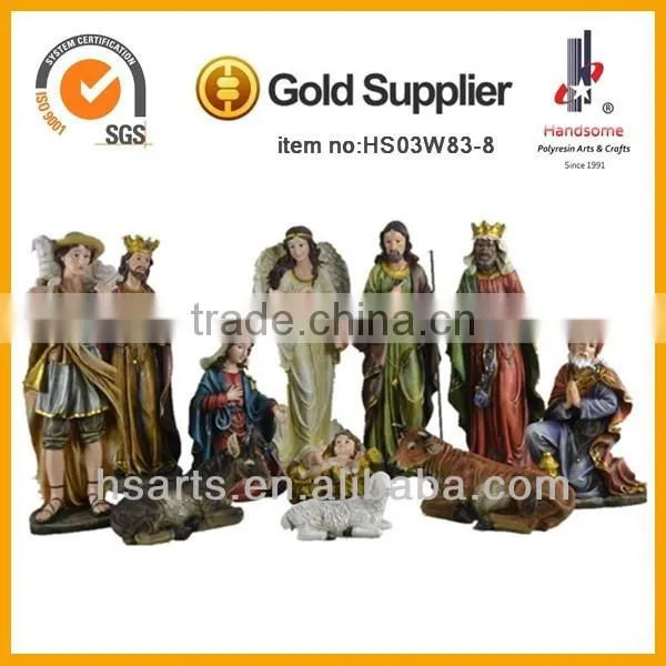 Out Door Resin Religious Items Nativity Set Jesus Birth photo-2