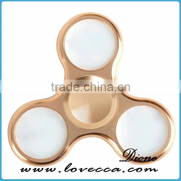 Whoesale LED Design Metal Alloy Gyro Hand Toy Crazy Finger Fidget Spinner photo-2