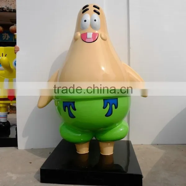 Movie FRP Patrick Star Statue Cartoon photo-3