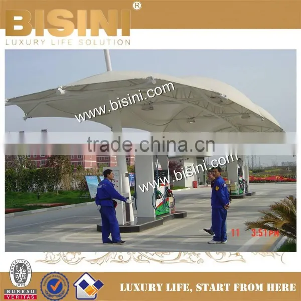 To Install the Integrally Completed Inland River Landscape Bridge,BISINI New Design for Steel Structure Bridge(BF08-Y10048) photo-3