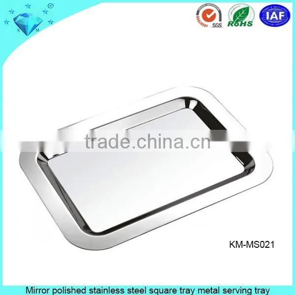 Mirror Face Finished Stainless Steel Beautiful Fruit Dish photo-6