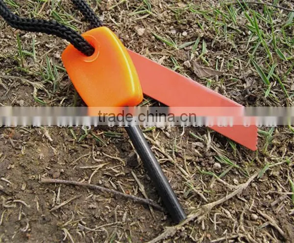 Outdoor Emergency Survival Fi Portable Magnesium Flint Stone photo-4