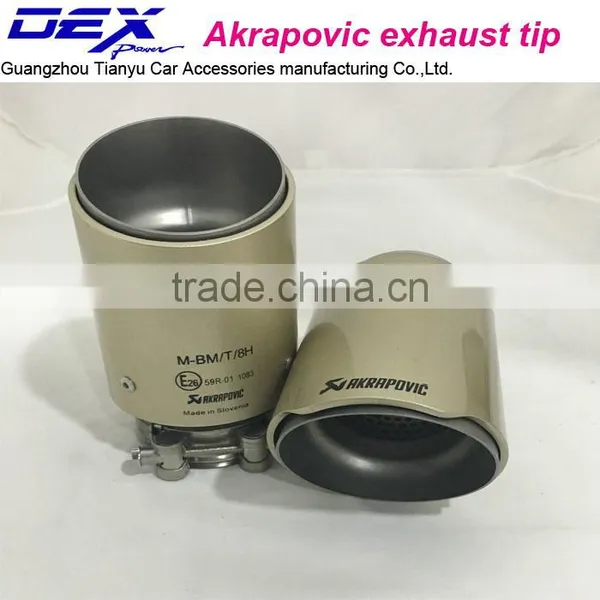 Akrapovic Stainless Steel Exhaust Tips photo-2