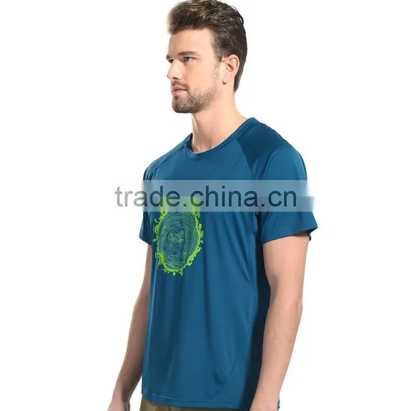 100% Polyester Running t Shirt Fitness Gym Fit t Shirt Quick Dry Men t Shirt photo-5