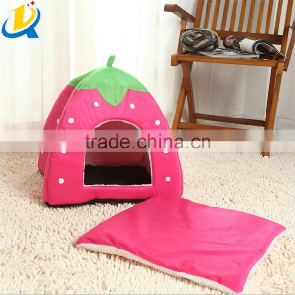 Wholesale Popular Strawberry Shaped Soft Pet Dog Bed photo-4