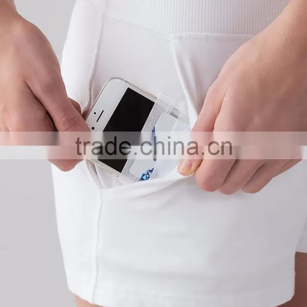 MGOO Factory Supplied White Slim Fit Shorts Woman Light Cotton Terry Fabric Sport Short Pants photo-5