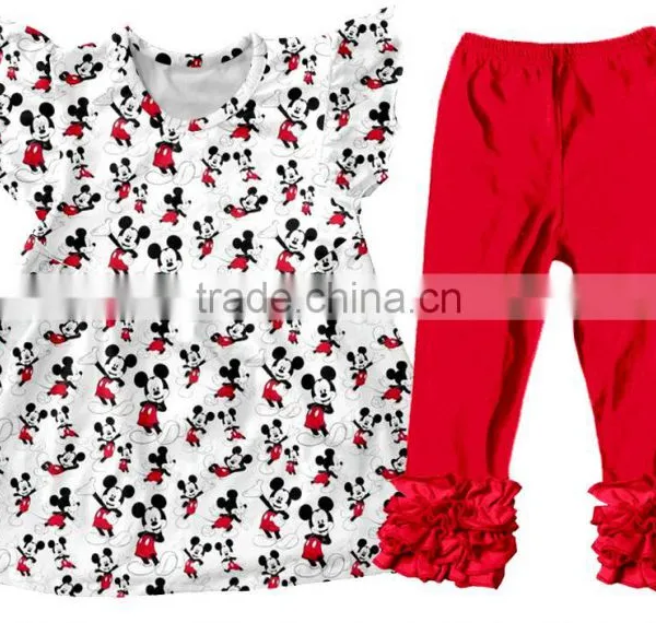 Silk Milk Summer Children Sleeveless Outfit Back to School Sets Summer Girls Outfit photo-2