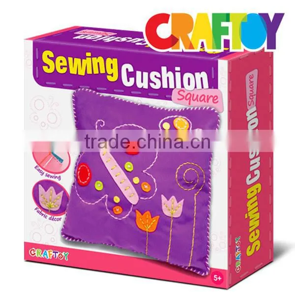 DIY Kit Toy do it Yourself Sewing Square Cushion photo-2