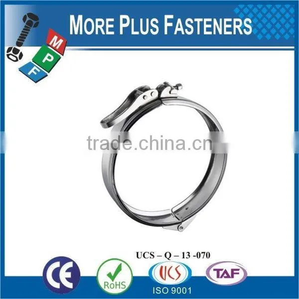 Made in Taiwan Stainless Steel Strong Stainless Steel Hose Clamps Thin Hose Clamp Quick Release Hose Clamp photo-2