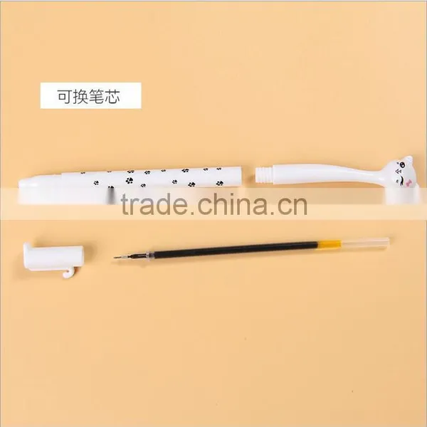 Cute Novel Cat Shape Promotional Gel Pen Gift for Schoold Kids photo-4