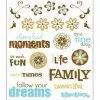 Rub On Sticker/Decal for Happy Moment (RUB-005)