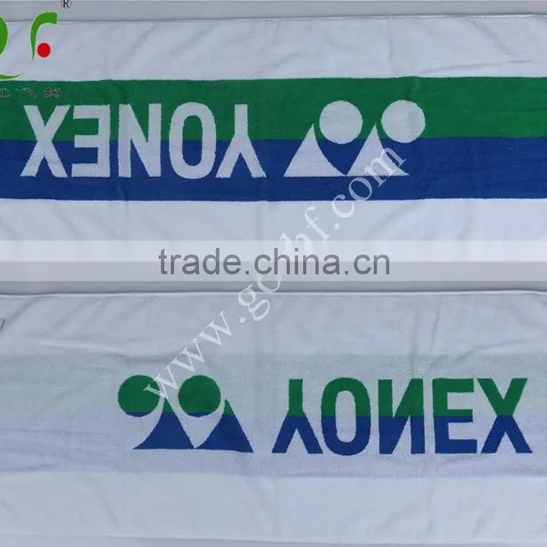 100% Cotton Customized Jacquard Woven Logo Gym Towels photo-2