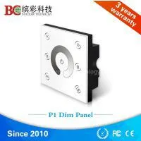 Fashion Design 4 Channel Wall Mounted Single Color Led Dimmer Touch Screen Light Control Switch