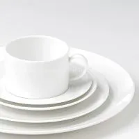 White Porcelain, Plate, Dinner Set photo-2