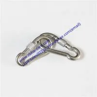 Stainless Steel Spring Snap Hook With Lock Nut photo-3