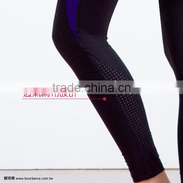 Sportswear Color Insert Mesh Women Yoga Pants photo-3