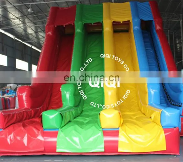 Giant Inflatable Rainbow Water Slide With Pool for Adult and Kids photo-5
