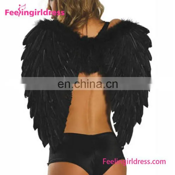 China Supplier Cheap Adult Costume Large Feather Angel Wings Wholesale photo-3