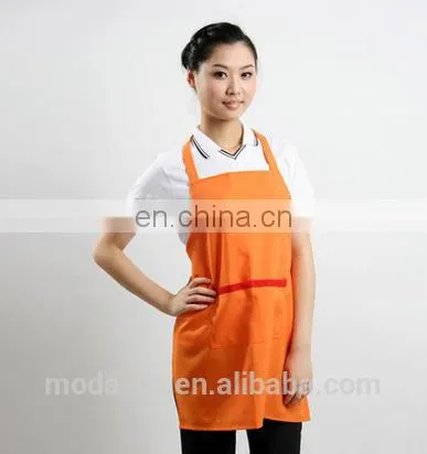 Cotton Kitchen Apron With Custom Logo High Quality From China photo-2