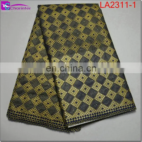 Lace Materials Fabric Textile African Lace Fabrics Big Voile Lace photo-3
