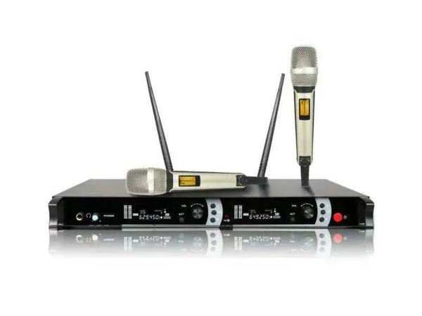 Wireless 2 Handheld/Conference/ Clip-on Microphones For Conference Room photo-3