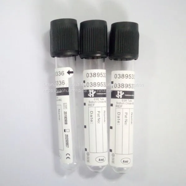 4NC Blood Collection Tube With Black Top, 3.8% Sodium Citrate photo-3