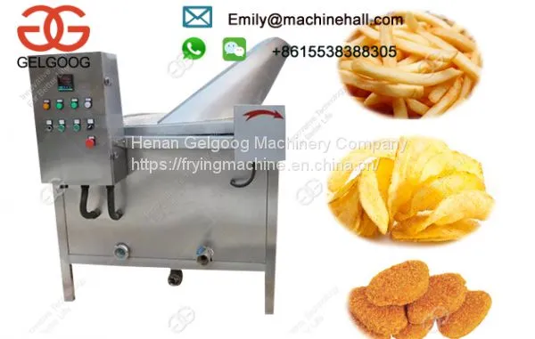 200 KG/H Finger Chips Frying Machine Price In Pakistan/ French Fries Frying Machine For Sale photo-3