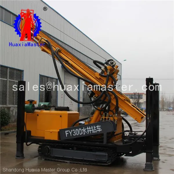 China Manufacturer FY300 Pneumatic Water Well Drilling Rig /crawler Type Industry Water Well Drill 300m Depth photo-2