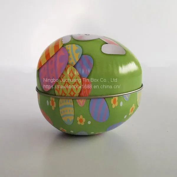 Chocolate & Cake Surface Debossing Shapes Flat Cookie Tin Easter Goose Eggs