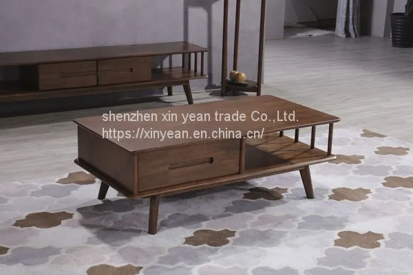 Nordic Modern TV Cabinet Coffee Table Combination Small Apartment Living Room Furniture Set photo-2