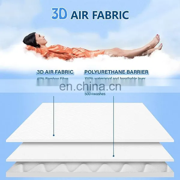 Body Temperature Regulating Hypoallergenic Waterproof Mattress Pad photo-5