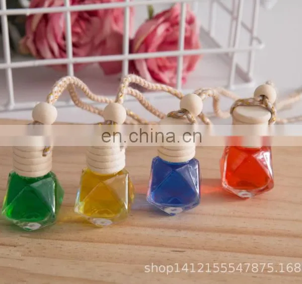 Multi Pockets Promotional Vent Clips Glass Bottle Car Air Freshener 3d photo-7