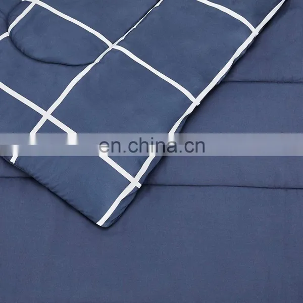 High Quality Stone Washed Bedding Set 7 Piece Light Weight Microfiber Bed Comforter Set photo-5
