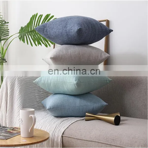 Free Sample Nordic Style Custom Pattern Size And Logo Soft Comfortable Square Cushion Covers For Home Sofa Decor Ready To Ship photo-3