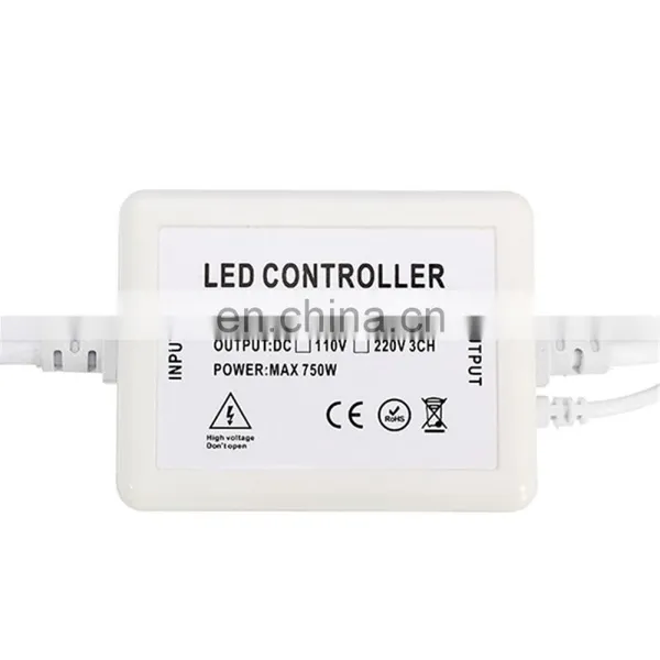 High Voltage AC110V 220V 24 Keys Led RGB Controller for 5050 Strip Light photo-3
