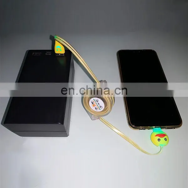 2020 New Trending LED Flowing Light Magnetic Charging Cable Cellphone Fast Charging Cord Micro USB Cable Charger Data Cable Line photo-4