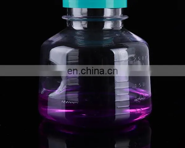 Tissue Culture Media Vacuum Filter Bottle Vacuum Plastic Top Filter Pvdf Filtration System photo-3