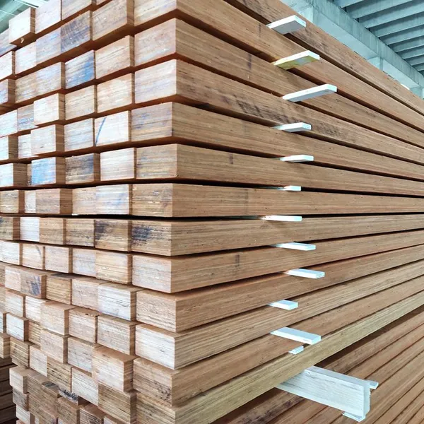 LVL Lumber for Roof Construction Wooden Birch Poplar LVL Timber (laminated Veneer Lumber) Veneer Board Beam photo-3