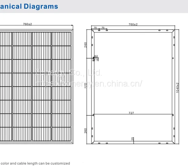Zonergy 160w Solar Cells Panel Monocrystalline Mono Power Oem Price photo-3