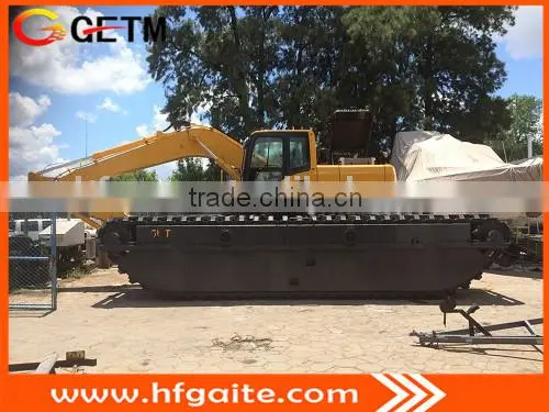 Floating Excavator Pontoons for 24T Excavator Assemble, Q345B Steel, Doosan Motor photo-5